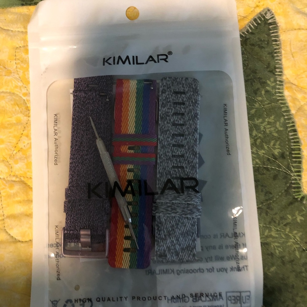 Kimilar woven band 3 pack Fitbit Versa